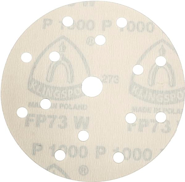 5" X NH 220 G FP 73 BWK Disc with Film Backing, Self-Fastening (Hook & Loop) - (EA321943)