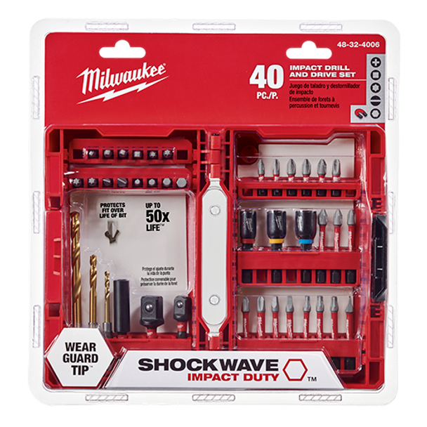 Milwaukee 40PC IMPACT SET SHOCKWAVE - (MI48-32-4006)