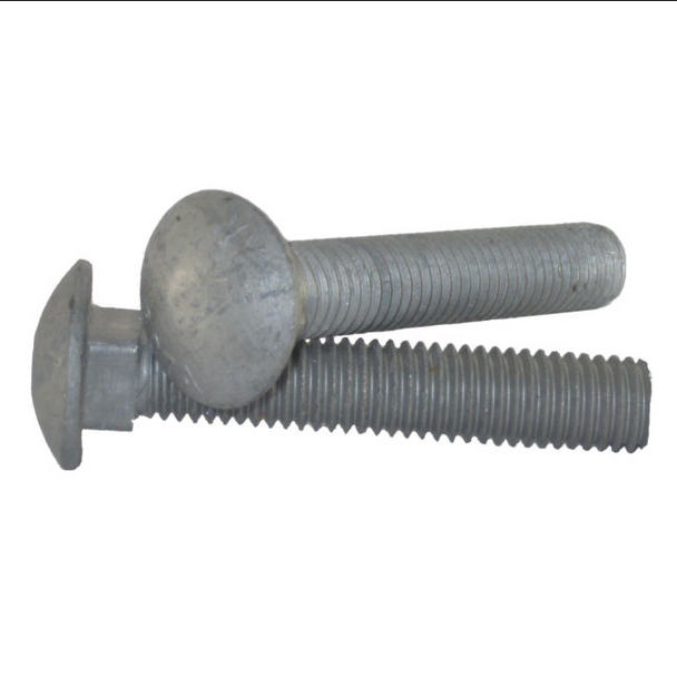1/4" x 6"  Carriage Bolt A307 Galvanized Coarse Thread - (CB14-6GB)