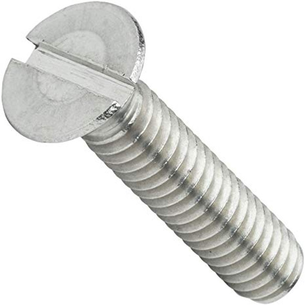 10-32 x 1/2" 18.8 Stainless Flat Head Slotted Machine Screw - (PC5102-217)