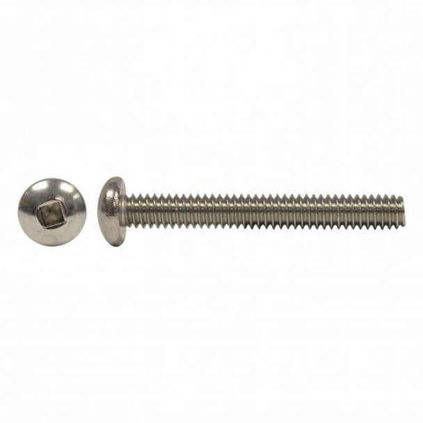 8-32 x 1/2" 18.8 Stainless Round head Robertson Machine Screw - (PC5108-137)