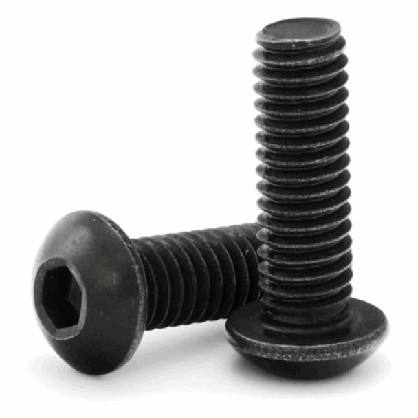 5/16 in x 1-1/4 in Button Head Socket Cap Bare Metal - (701145)