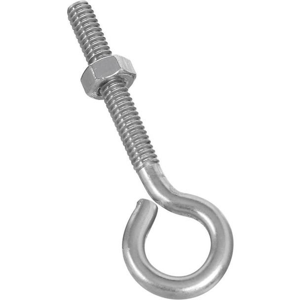 5/16-18" x 4" 18.8 Stainless Eye Bolt with Nuts - (PC5198-113)