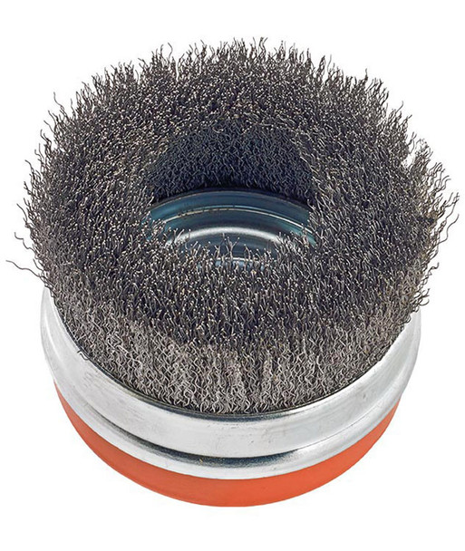 3" Cup Brush with Crimped Wires with Ring - (WT13D324)