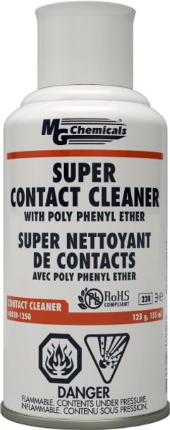 SUPER CONTACT CLEANER WITH POLYPHENYLETHER - (MGC801B-125G)