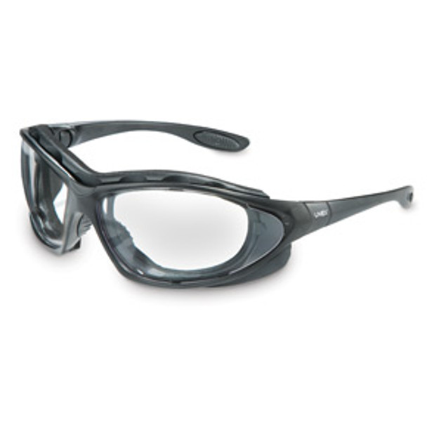 Uvex Seismic Sealed Glasses - Black, Anti-Scratch - (ASS0600)