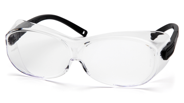 Pyramex OTG Clear Lens with Black Temples