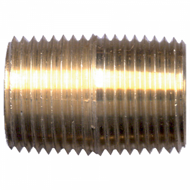 112-H 1" NPT Close Brass Nipple - (FA112H)