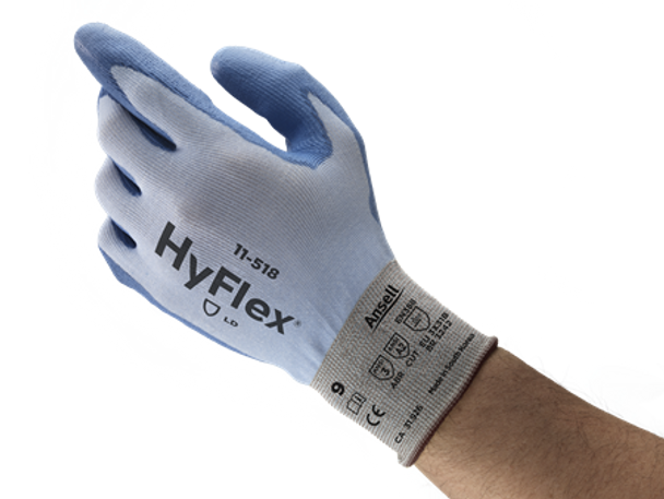 HyFlex 11-518 Dyneema Diamond Cut Resistance