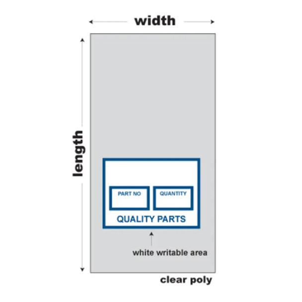 XSS-PB9X12 (9 X 12 POLY PARTS BAGS 1000/CS)