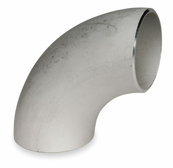 UA1AL9W  1" ALUMINUM WELD ELBOW 90DEG