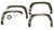 03-06 Chevy Silverado OE Style Flares 4pc