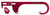 4150 Throttle Cable Brkt GM & Morse - Red