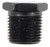 3/8 MPT Hex Pipe Plug Black