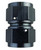 16an Female Swivel Connector Fitting Black