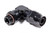 Hose Fitting #10 90 Deg to #8 ORB PTFE Black