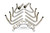 SBC Weld-Up Header Kit 2in Brodix Spread Port SBC Weld-Up Header Kit 2in Brodix Spread Port