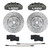 64 - 67 Mustang Brake Caliper/Pad/Rotor Kit