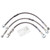 S/S Brake Line Kit 77-81 GM F-Body