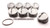 SBC Dished Piston Set 4.165 Bore -16cc