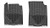 15-   Colorado Front Floor Mats Black