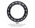 15in 16 Hole Bead Lock Ring w/6-Tabs - Black