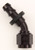 #4 45 Deg Push-On Hose End Black
