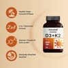 Vitamin D3  K2 Mk7 With Virgin Coconut Oil 240 Softgels Vitamin D3 5000 Iu  K2 Mk7 100Mcg 2 In 1 Support Duoack  8 Months Supply  Third Party Tested Non Gmo  No Gluten