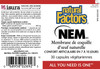 Natural Factors NEM Natural Eggshell Membrane Promotes Joint Comfort and Flexibility 30 Capsules