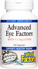 Natural Factors Advanced Eye Factors Antioxidant Support for Healthy Vision with Lutein and Zeaxanthin 60 Capsules