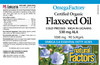 Natural Factors Flaxseed Oil Organic 1000mg Softgels 90Count