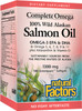 Complete Omega by Natural Factors Wild Alaskan Salmon Oil Supports Heart and Brain Health with Omega3 DHA and EPA 180 softgels 180 servings