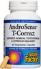 Natural Factors AndroSense TCorrect Supports Mens Hormonal Metabolism with Milk Thistle Turmeric and Lycopene 60 Capsules 30 Servings