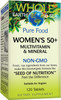 Whole Earth  Sea From Natural Factors Womens 50 Multivitamin  Mineral Vegan 120 Tablets