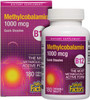 Natural Factors Vitamin B12 Methylcobalamin 1000 mcg Chewable Support for Energy and Immune Health Vegetarian 180 tablets 180 Tablets