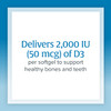 Natural Factors Vitamin D3 2000 IU 50 mcg Supports Strong Bones Muscles and Immune Function 120 Softgels