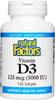 Natural Factors  Vitamin D3 5000 IU Supports Healthy Bones 120 Soft Gels Natural Factors  Vitamin D3 5000 IU Supports Healthy Bones 120 Soft Gels