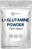 L Glutamine Powder 1Kg 2.2 Pounds 100 Pure Free Form  Unflavored Vegan Friendly No Filler No additives Supports Gut Health Muscle Recovery Post Workout  NonGMO  GlutenFree