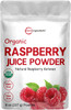 Sustainably US Grown Organic Freeze Dried Raspberry Juice Powder 8 Ounce Contains Immune Vitamin C for Immune System Booster Rich in Raspberry Ketones Fatty Acids Minerals and Antioxidant Vegan