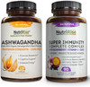 Ashwagandha  Immune Support Maximum Potency Made with Organic Ashwagandha for Vitality Sleep  Immune Support with Vitamins C B  E Elderberry Turmeric  Powerful Immune Boosters