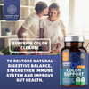 N1N Premium Colon Cleanser  Detox 15 Day Quick Cleanse and Organic Superfood Greens 28 Powerful Ingredients to Support Stomach Health and Overall Wellness 2 Pack Bundle