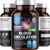 N1N Premium Blood Circulation Supplement 8 Powerful Herbs  Vitamins All Natural Blood Flow Supplement with Hawthorn Butchers Broom and Cayenne Pepper to Support Circulation  Heart Health 90 Caps