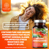 N1N Premium Organic Ashwagandha 1360mg Max Strength Triple Absorption Natural Ashwagandha Supplement with Black Pepper Extract to Support Stress Relief Adrenal Support  Energy Boost 90 Tablets