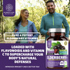 N1N Premium Black Elderberry Capsules for Adults Max Strength Pure and Potent Elderberry from Sambucus Nigra to Support Immunity  Skin Health NonGMO Gluten Free 60 Veg Caps