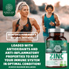 N1N Premium Zinc 50mg 3X Absorption Vegan All Natural Zinc Oxide and Citrate Supplement for Immune Support Skin Health and Better Digestion 100 Tablets