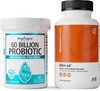 Probiotics 60 Billion CFU  KSM66 Ashwagandha Root Powder Extract High Potency 5 Withanolides Bundle