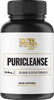 Golden After 50 PuriCleanse  Detox and Colon Cleanse Support  60 Capsules 1040mg  with Probiotics Senna Leaf and Psyllium Husk  for Gut Cleanse and Bloating Relief for Men and Women