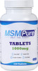 Kala Health MSMPure Tablets 120 Count 1000 mg per Tablet Pure MSM Organic Sulfur Supplement Made in USA