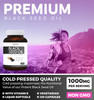 Black Seed Oil  120 Softgel Capsules NonGMO  Vegetarian Premium ColdPressed Nigella Sativa Producing Pure Black Cumin Seed Oil with Vitamin E  500mg Each 1000mg Per Serving
