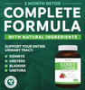Kidney Cleanse NonGMO  Vegetarian Supports Bladder Control  Urinary Tract  Powerful VitaCran Cranberry Extract  Natural Herbs Supplement  Kidney Health Flush  Detox  60 Capsules No Pills